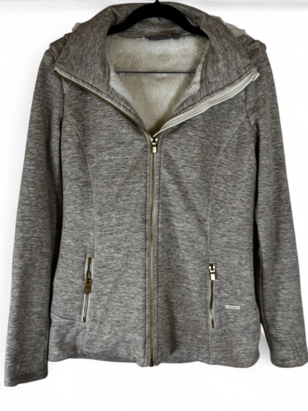 Athleta Luxe Stronger Sherpa Lined Hoodie